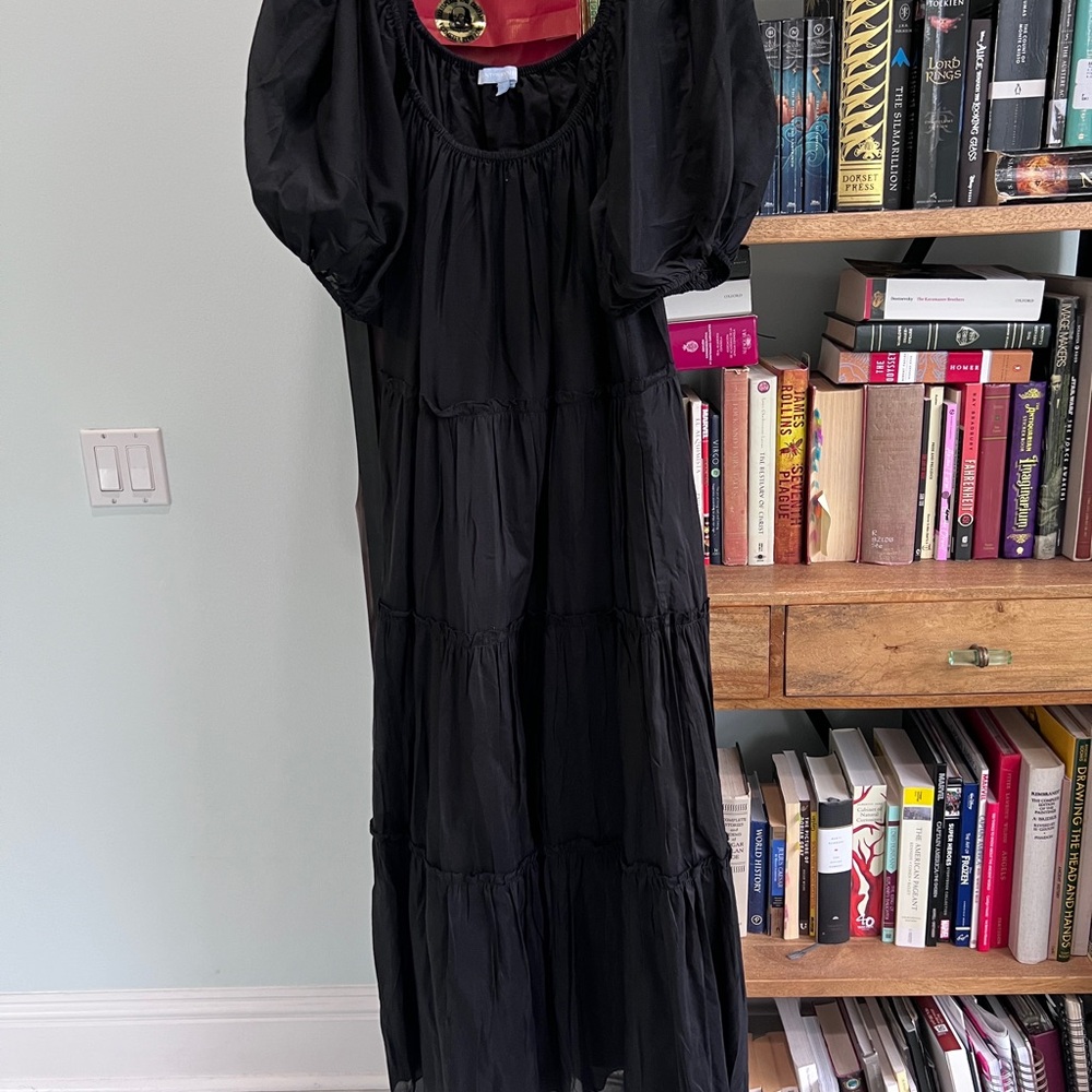 ANTONIO MELANI Black Maxi Dress